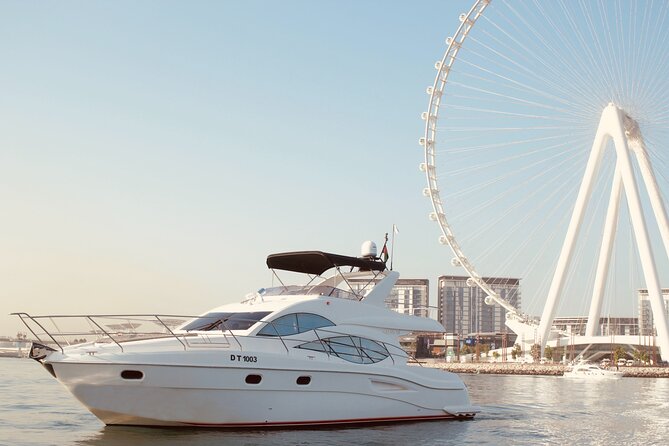 2-Hour Dubai Sea Escape, Swim, Tan & Sightseeing - Your Boat Setup: Deck Choices and the 50ft Majesty Comfort