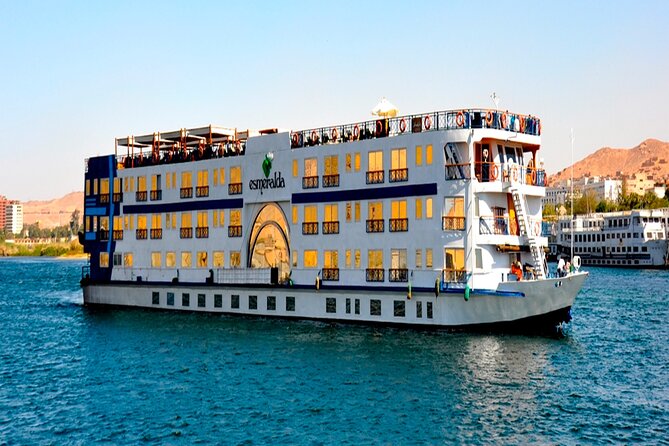 4-Day Nile Cruise sails Aswan to Luxor&Abu Simbel.Hot air Balloon - Day 1 in Aswan: High Dam Views and Island Philae