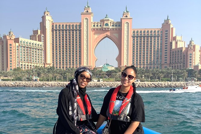 90-Min Speed Boat: Burj Al Arab, Atlantis, Ain Dubai & Ice Cream! - Ain Dubai and the Marina skyline: short stops, big payoff