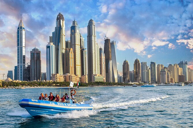 90 Minutes Speedboat Tour Dubai Marina, Burj Al Arab and Atlantis - The speedboat ride: thrills up to 30 knots (and what that means)