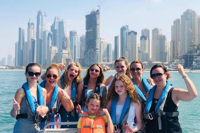 90 Minutes Speedboat Tour Dubai Marina, Burj Al Arab and Atlantis - The Palm Jumeirah loop: speed + scale + multiple photo moments