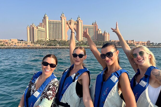 90 Minutes Speedboat Tour Dubai Marina, Burj Al Arab and Atlantis - Passing Burj Al Arab: the iconic sail from the sea