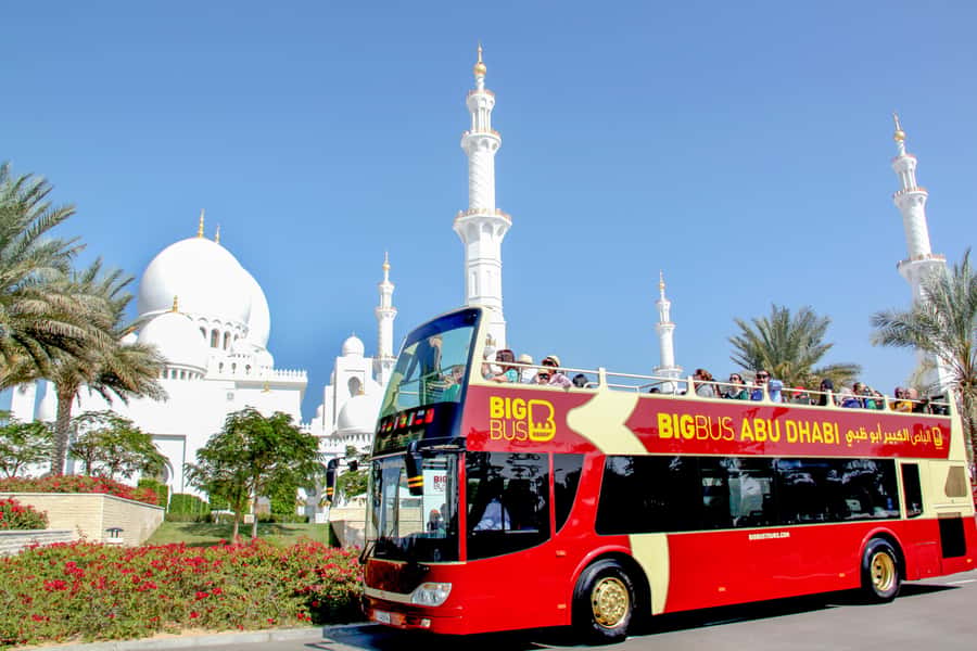 Abu Dhabi: Big Bus Hop-On Hop-Off Sightseeing Tour - Getting your bearings from Abu Dhabi Mall and the route colors