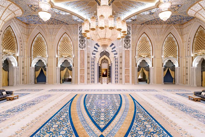 Abu Dhabi Day Tour From Dubai with Sheikh Zayed Grand Mosque - Emirates Palace + Qasr Al Watan Drive-Passes: Luxury, With a Twist