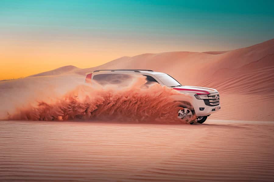 Abu Dhabi: Desert Safari with BBQ, Belly & Tannura Dance - From Hotel Pickup to the Desert Edge