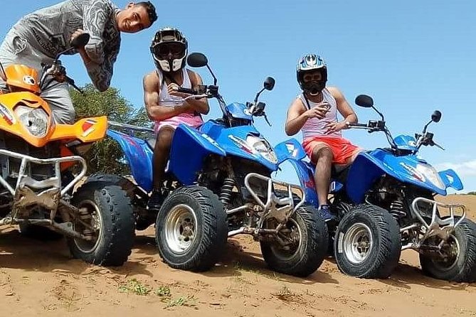 Agadir ATV Quad wild beach Sand dunes & forest with Snacks - The ride back: village alleys, small slopes, and another hit of sand