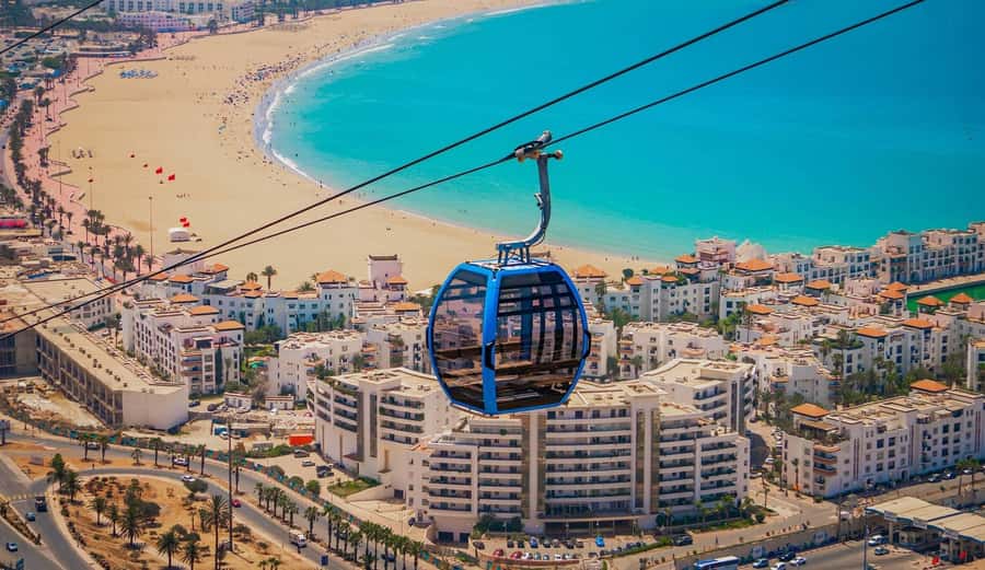 Agadir: Cable Car Ticket and Guided City Tour - Cable car first: how you get your bearings in Agadir