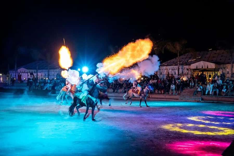 Agadir / Taghazout : Chems Ayour Fantasia Show & Dinner - Dinner under the stars: what you get for your money