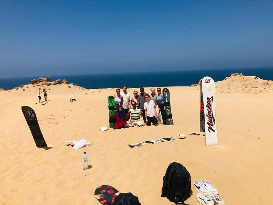 Agadir/Taghazout: Desert Sandboarding & Visit to the Canyon - Canyon and cave time: Majestic Canyon plus ocean rock viewpoints
