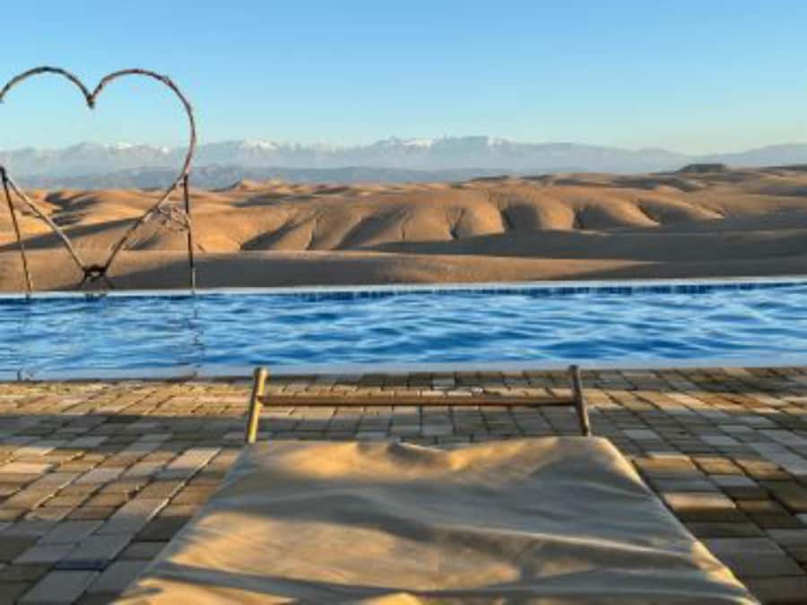 Agafay Desert Day: Quad Bike, Lunch & Swim Adventure - Lunch under a desert tent: the meal is part of the experience