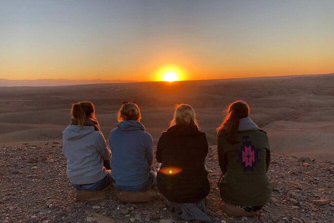 Agafay Desert Package: Quad, Camel Rides & Dinner Show or Lunch - Agafay Desert by minibus: argan cooperative, mint tea, and camp arrival
