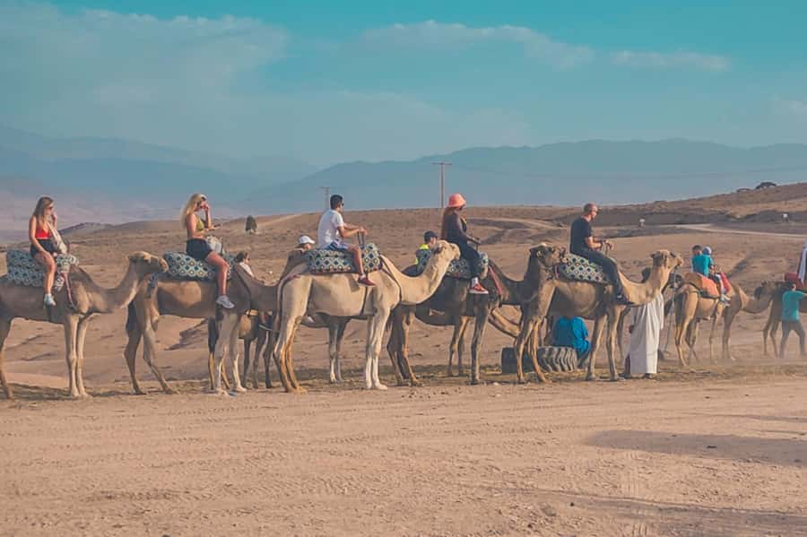 Agafay Desert: Quad Biking, Camel Ride, Lunch - The 20-minute camel ride: short, calm, and photo-friendly