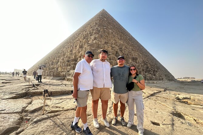 All-in-One Giza Pyramids from inside, Sphinx & Camel ride & Lunch - Khafre and Menkaure: limestone versus granite, and the interior moment