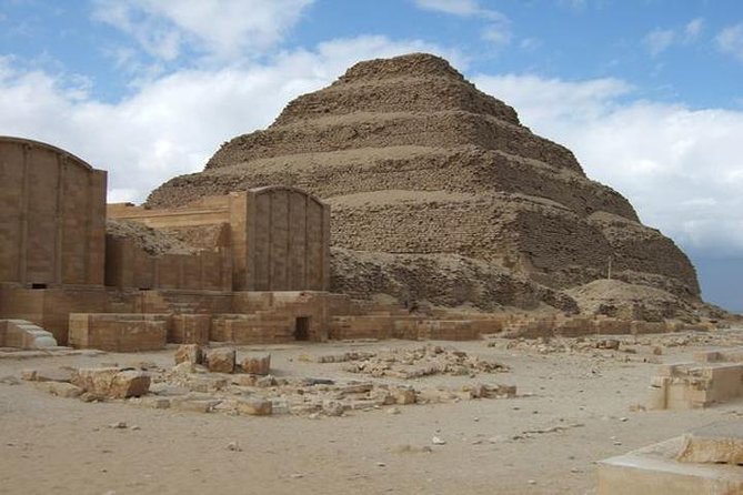 All-inclusive Private Trip Giza Pyramids Sphinx Saqqara, Dahshur - Dahshur: Red Pyramid entry and Bent Pyramid views