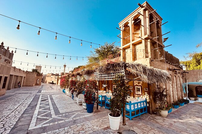 Authentic Old Dubai, Souks, Tastings & local boat Guided Tour - Al Fahidi and Bastakiya: narrow lanes, cafés, galleries, and old houses