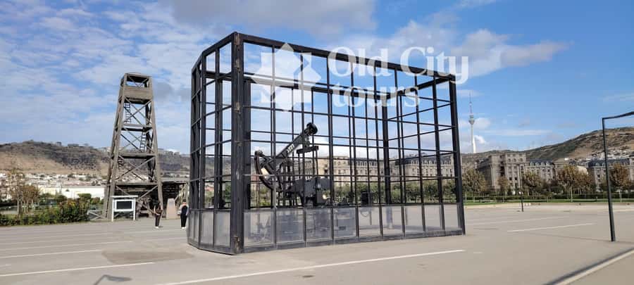 Baku: Candy Mountain, Pink Lake, Besh Barmag Dag and Mosque - Stop at the World’s First Industrial Oil Well (1846): Azerbaijan’s Big Claim to Fame
