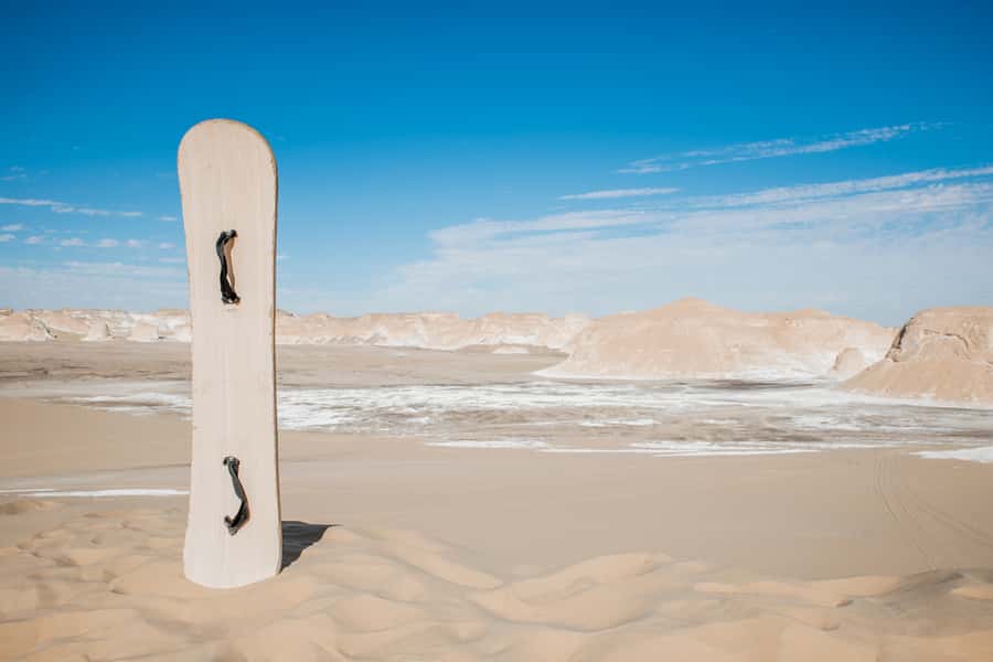 Cairo: 2-Day Bahariya Oasis Camp and Desert Tour - Crystal Mountain and Agabat sandboarding: the fun, action-packed middle
