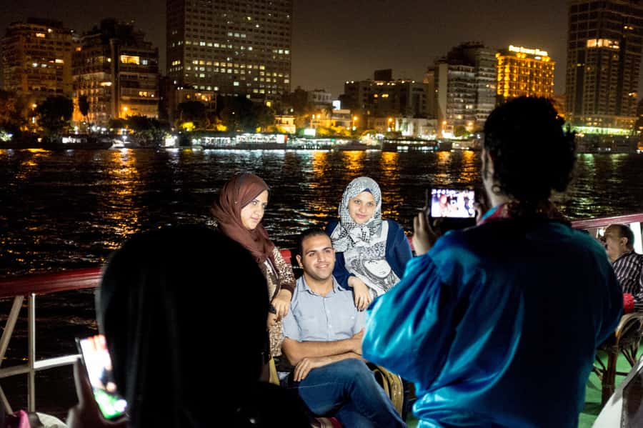 Cairo: Dinner Cruise on the Nile River - Open Buffet Dinner: Egyptian and International, with Dessert