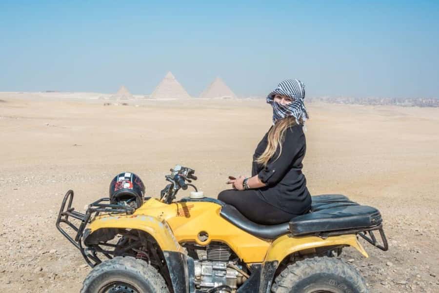 Cairo: Pyramids, Sphinx, and Camel Ride, with ATV Option - A half-day that stacks Giza, Sphinx, camel, and ATV