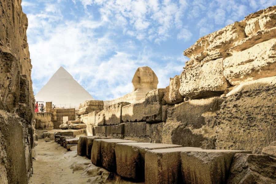 Cairo: Pyramids, Sphinx, and Camel Ride, with ATV Option - Great Sphinx + panoramic photo stops