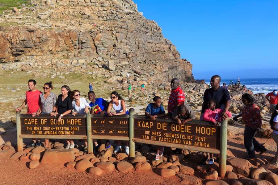 Cape Town: Penguins & Cape of Good Hope Half Day Shared Tour - False Bay coastline drive and the coloured hut photo stops