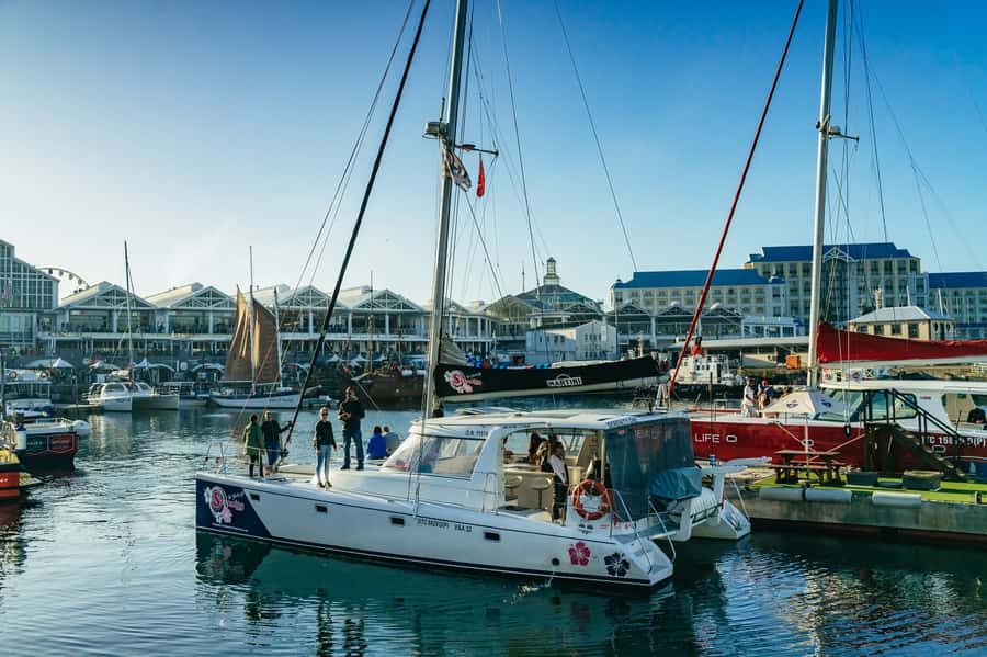 Cape Town: Sunset Champagne Cruise and 3-Course Dinner - Dinner ashore with harbor views: City Grill or Raj North Indian menu