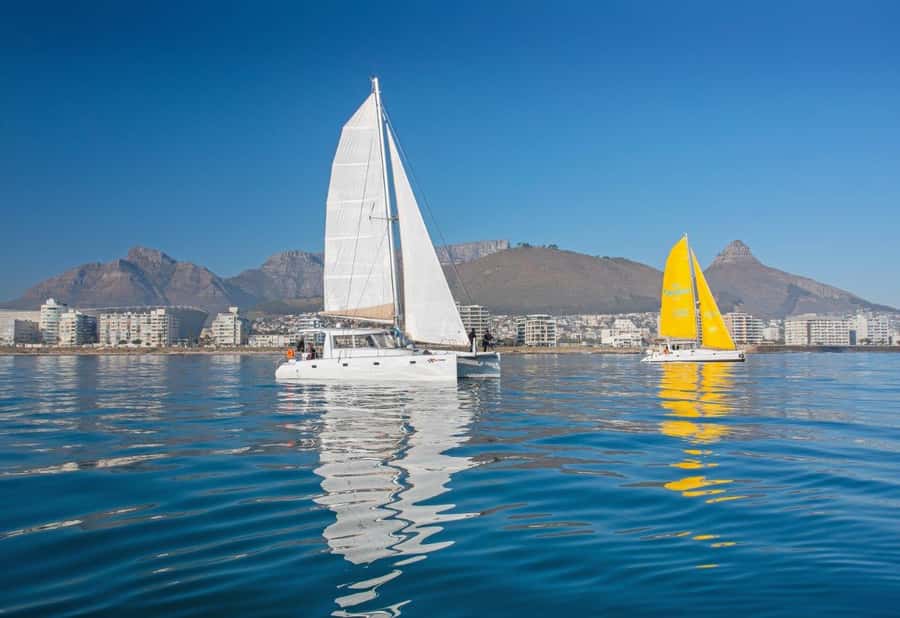 Cape Town: V&A Waterfront Gin Voyage Cruise - Choosing Your Spot Onboard: Foredeck Trampolines or Covered Cushions