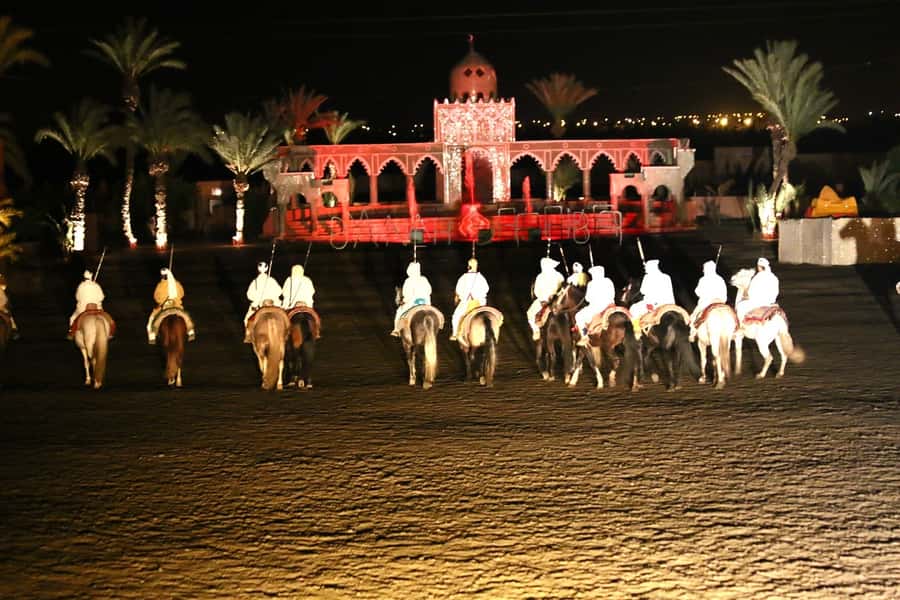 Chez Ali Dinner & Horsemen Show From Marrakech - Berber greeting and caidal tents: the evening’s pace
