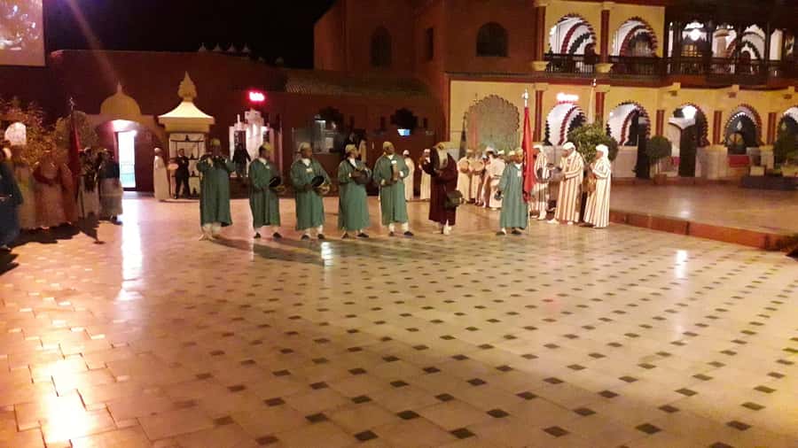 Chez Ali Dinner & Horsemen Show From Marrakech - Fantasia at the end: the horsemen charge with explosive drama