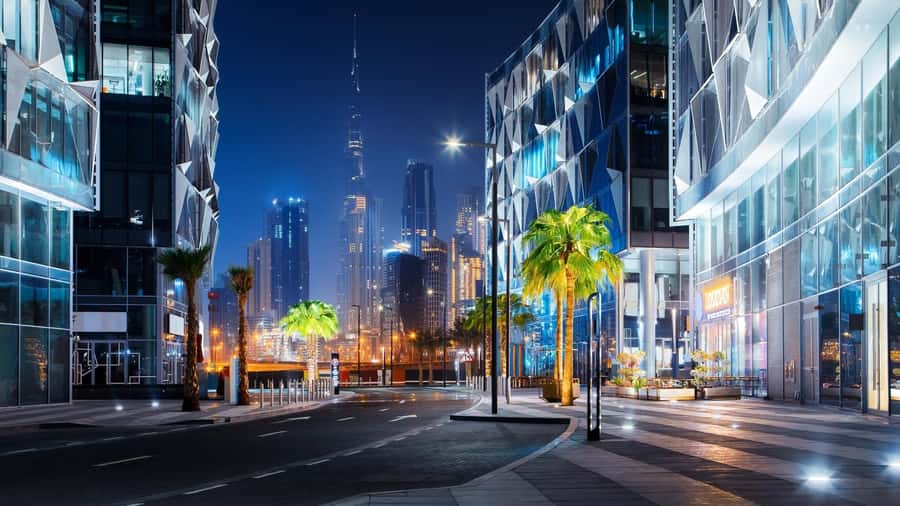 City of Lights: Dubai Night Experience - Dubai Canal at Night: Short Stop, Big Visual Payoff