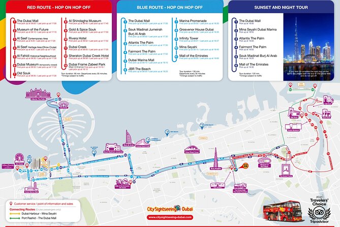 City Sightseeing Dubai Hop-On Hop-Off Bus Tour - Top deck views versus inside comfort (and the audio check)