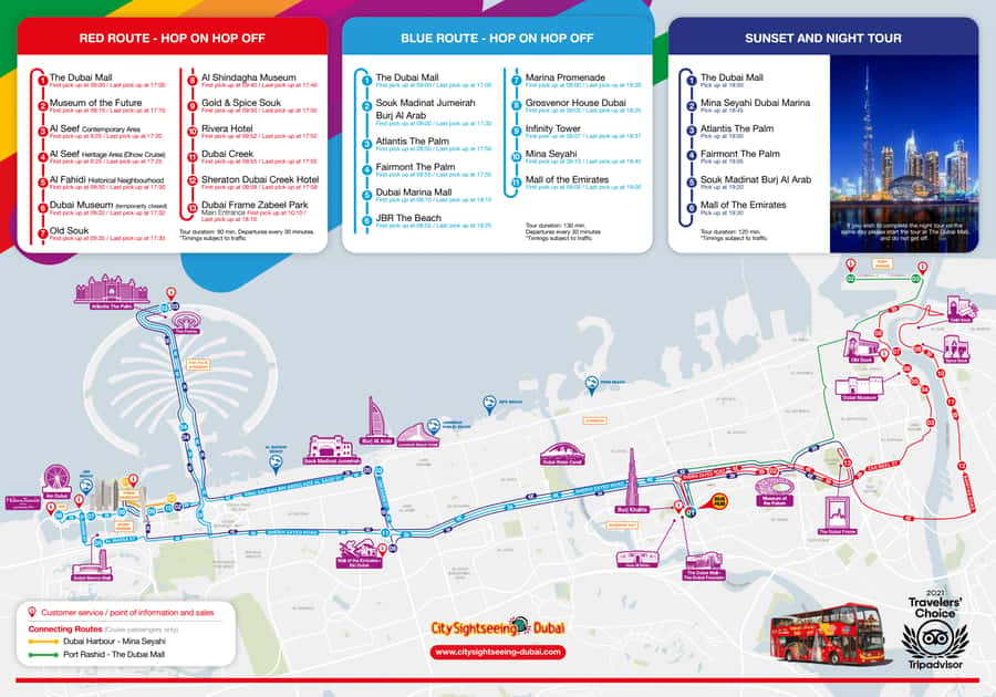 City Sightseeing Dubai Hop-On Hop-Off Bus Tour & Dhow Cruise - Timing strategy: how to avoid the bus-stretches-into-your-day problem