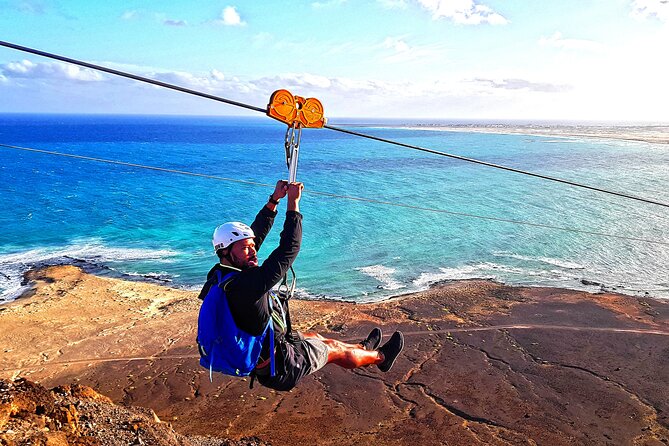 Complete Excursion and Flight on the Zipline Cabo Verde - Celebration with Morabeza music and dancing after you land