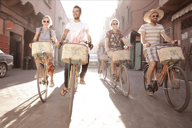 Cycling Adventure in Marrakech - Gueliz contrast: where the pace eases and the city opens up