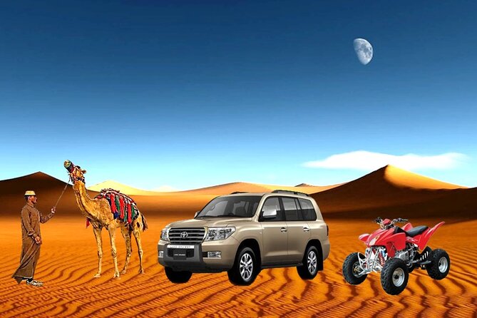 Desert Combo safari, Camel ride, Quad Bike and Dune Bashing(ALL INCLUSIVE) - Key things that make this Desert Combo work