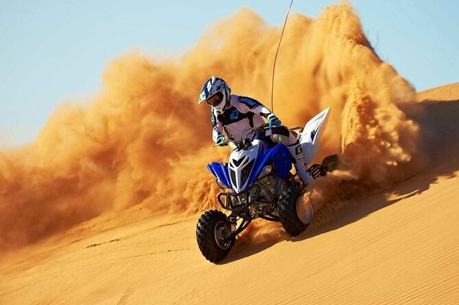 Desert Combo safari, Camel ride, Quad Bike and Dune Bashing(ALL INCLUSIVE) - Camel ride: authentic feel, short time, easy photos