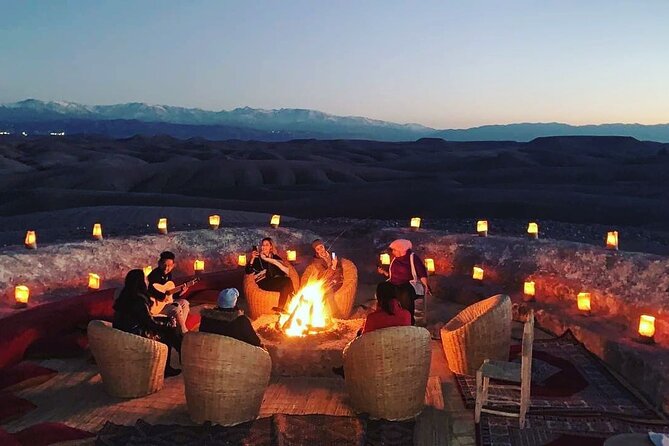 Desert D'Agafay Package - Quad, Dromedary and Dinner Show - Camel ride at sunset: the slower pace that makes the moment work