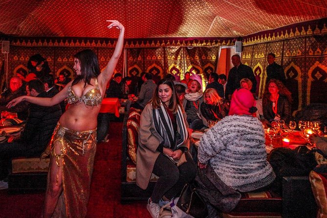 Desert D'Agafay Package - Quad, Dromedary and Dinner Show - The camp under nomadic tents: dinner, music, and show pacing