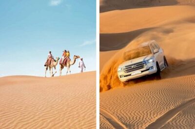 Desert Safari Combo: Camel Ride, Sandboarding & Inland Sea Visit - Desert Gate Break: Tea, Photos, and a Quick Camel Ride