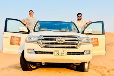 Desert Safari Dubai with BBQ Dinner & Camel Ride - Dune bashing in Lahbab: fun, fast, and a little wild