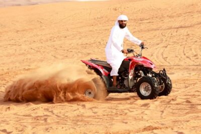 Desert Thrills: Evening Safari with Quad Bike & Camp Activities - Sandboarding and that sunset photo stop