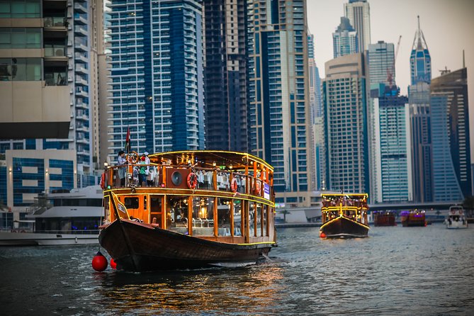 Dinner Cruise in Dubai Marina onboard Alexandra Dhow - Dinner and Drinks: Buffet Food That Fits the Cruise Pace