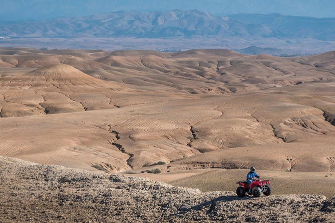 Dinner Show in Agafay Desert with Quad Bike & Camels - The Berber Village Scenery and the Atlas “Big Picture” Stop