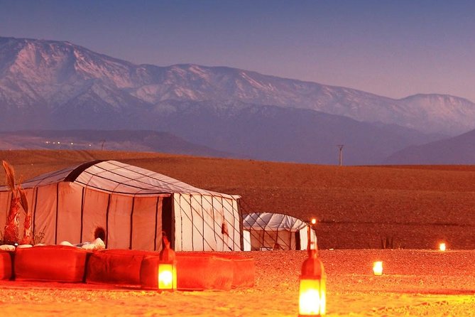 Dinner Show in Agafay Desert with Quad Bike & Camels - Lalla Takerkoust and the Argan Cooperative: Tea, Bread, and Real Craft