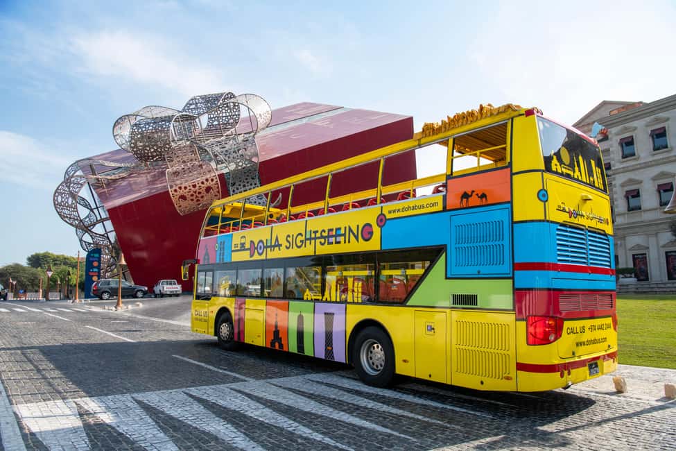 Doha: 24-Hour Hop-On Hop-Off Bus Ticket with Audio Guide - Pearl Qatar: the clean, modern waterfront moment