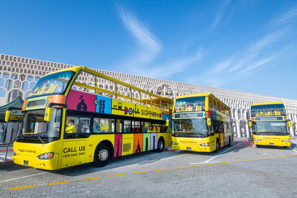Doha: 24-Hour Hop-On Hop-Off Bus Ticket with Audio Guide - National Museum and Museum of Islamic Art: plan your “one big” museum block