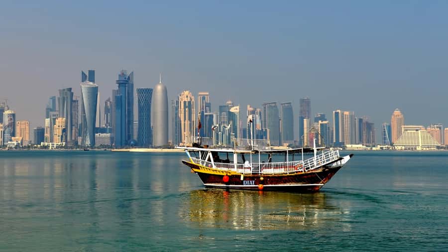 Doha: City Highlights Tour and Traditional Dhow Boat Cruise - Katara Cultural Village: art and performance without the tourist fog