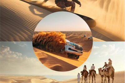 Doha Desert Excursion Dune Bashing Sandboarding Camel Ride - Dune bashing that feels like a roller-coaster