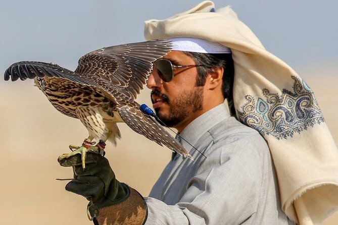 Doha Desert Excursion Dune Bashing Sandboarding Camel Ride - Sealine Beach stop: downshift from dunes to sea