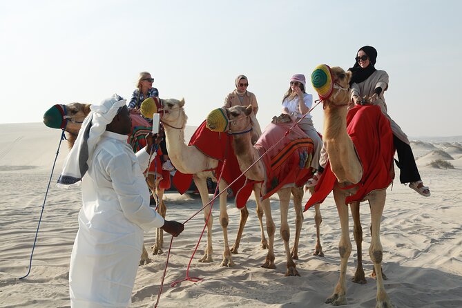 Doha Desert Safari Dune Bashing Camel Ride Sandboarding - Dune Bashing and Sandboarding: What You’ll Do (Not Just Watch)